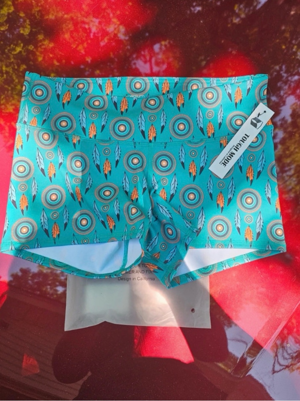 Tough Mode Teal Shorts